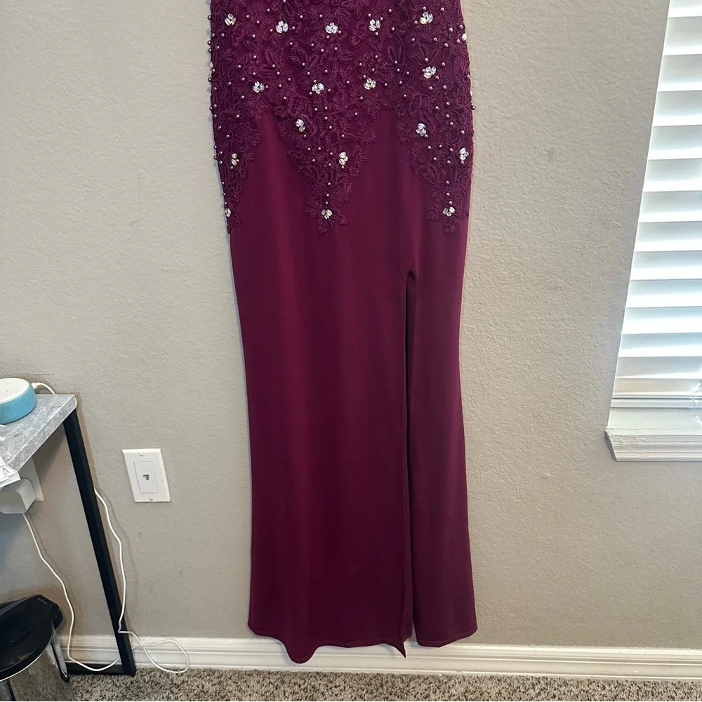 Say Yes To The Prom Womens Illusion Gown Dress Size Small